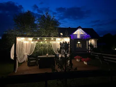 Ogród w obiekcie Apartamenty Malwa