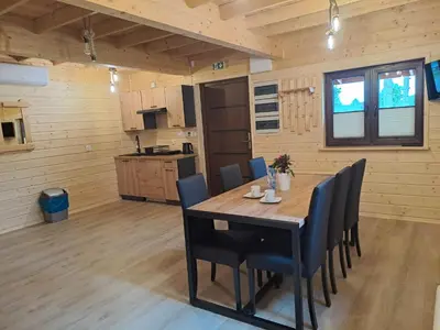 Kuchnia lub aneks kuchenny w obiekcie Dom Wycieczkowy 