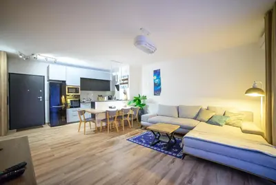 Kuchnia lub aneks kuchenny w obiekcie Apartamenty Via Marina