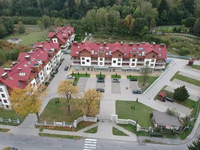 Budynek, w którym mieści się apartament