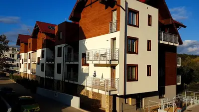 Budynek, w którym mieści się apartament