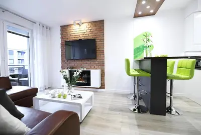 Telewizja i/lub zestaw kina domowego w obiekcie Apartimento Naturale