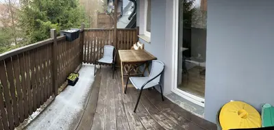 Balkon lub taras w obiekcie Nad Strumykiem 1
