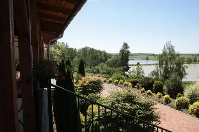 Widok na rzekę nieopodal tego obiektu B&B