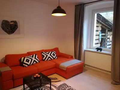 Część wypoczynkowa w obiekcie Apartament przy Mickiewicza
