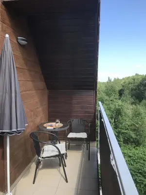 Balkon lub taras w obiekcie Apartament Beige