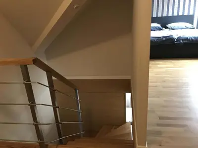 Łóżko lub łóżka w pokoju w obiekcie Apartament Beige