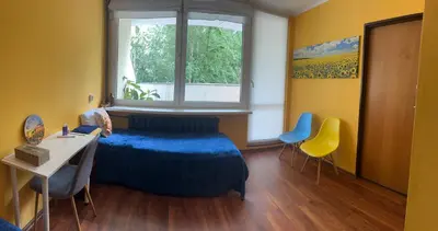 Część wypoczynkowa w obiekcie Travel House Wroclaw