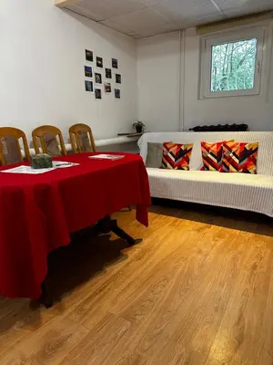 Część wypoczynkowa w obiekcie Travel House Wroclaw