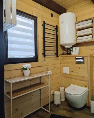 Łazienka w obiekcie Osada Widok na Góry - Dwa domki z Jacuzzi na wyłączność