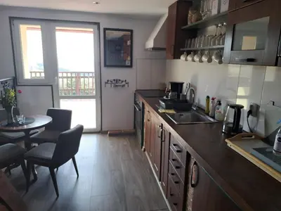 Kuchnia lub aneks kuchenny w obiekcie Podgórska Odskocznia