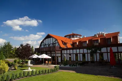 Ogród w obiekcie Hotel Karolinka