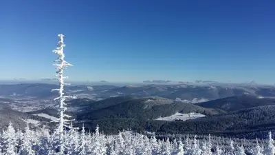 Widok na góry z tego apartamentu