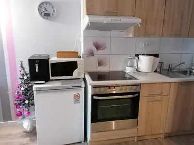 Kuchnia lub aneks kuchenny w obiekcie Apartament Grosik