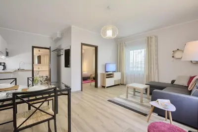Telewizja i/lub zestaw kina domowego w obiekcie Willa Widokówka Lubawka