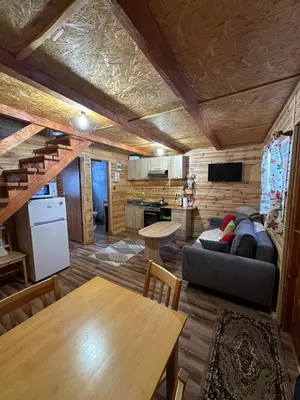 Kuchnia lub aneks kuchenny w obiekcie Domek pod Czarną Górą