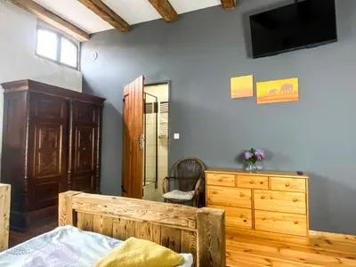 Telewizja i/lub zestaw kina domowego w obiekcie Stajnia na Warszawskiej