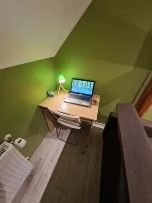 Telewizja i/lub zestaw kina domowego w obiekcie Apartament Zielony Zakątek