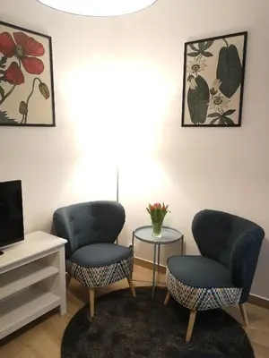Część wypoczynkowa w obiekcie Apartament Parkowy