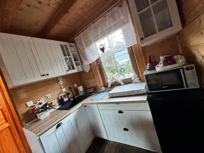 Kuchnia lub aneks kuchenny w obiekcie Domek Mateo