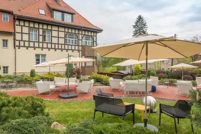Ogród w obiekcie Kolorowe Pola Boutique B&B