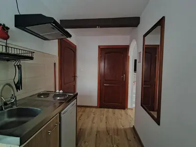 Kuchnia lub aneks kuchenny w obiekcie Jaskółka