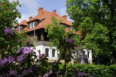 Ogród w obiekcie Villa Lessing