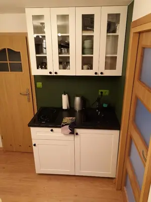 Kuchnia lub aneks kuchenny w obiekcie Apartament Zielony Zdrój