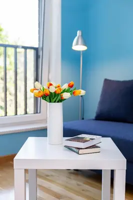 Część wypoczynkowa w obiekcie Botanic Gardens Apartment with FREE GARAGE Wrocław by Noclegi Renters