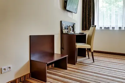 Telewizja i/lub zestaw kina domowego w obiekcie Boutique Hotel's Kwiska - Legnicka