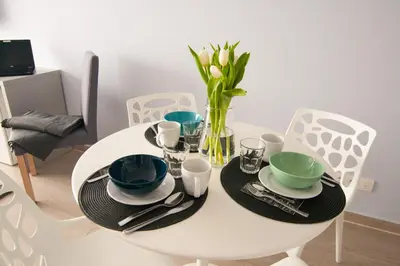 Część wypoczynkowa w obiekcie Apartament 21 Czarna Góra