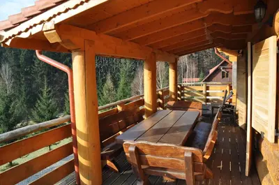 Balkon lub taras w obiekcie Dom Trzech Braci