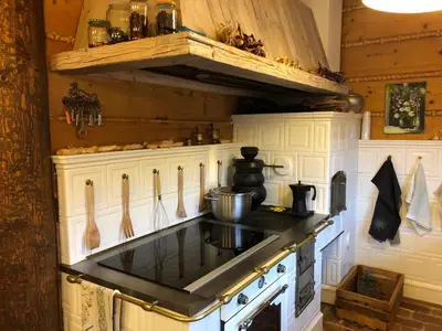 Kuchnia lub aneks kuchenny w obiekcie Dom Trzech Braci