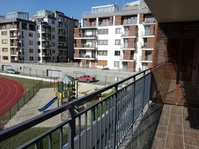 Budynek, w którym mieści się apartament