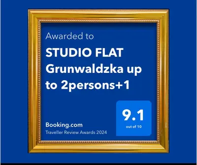 Certyfikat, podpis lub inny dokument wystawiony w obiekcie STUDIO FLAT Grunwaldzka up to 2persons+1