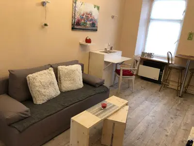 Część wypoczynkowa w obiekcie STUDIO FLAT Grunwaldzka up to 2persons+1
