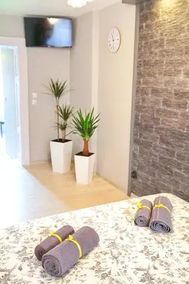 Łóżko lub łóżka w pokoju w obiekcie Grey Rooms