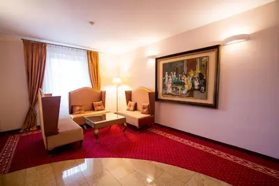 Część wypoczynkowa w obiekcie Restauracja Hotel VIP