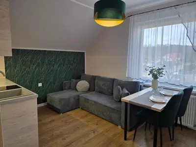 Część wypoczynkowa w obiekcie Domek pod świerkami