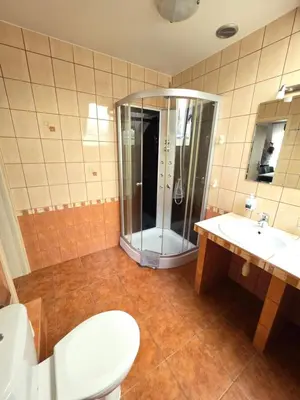 Łazienka w obiekcie Domek pod świerkami