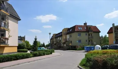 Budynek, w którym mieści się apartament