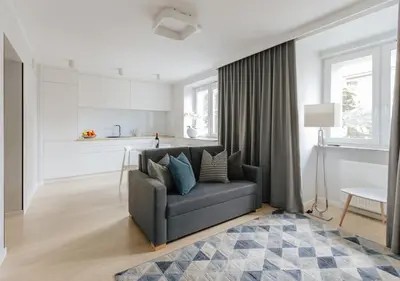Łóżko lub łóżka w pokoju w obiekcie Q19 Apartments Rynek