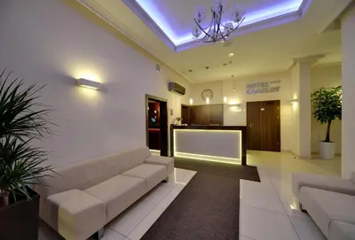 Część wypoczynkowa w obiekcie Hotel Camelot