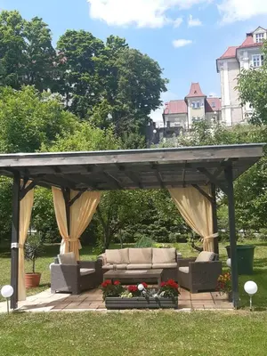 Ogród w obiekcie Apartament Z Widokiem