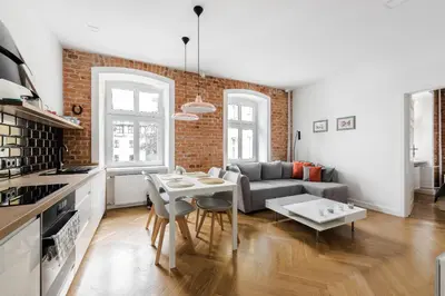 Kuchnia lub aneks kuchenny w obiekcie Apartament SWEET TIME
