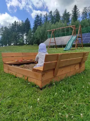 Ogród w obiekcie Domy wakacyjne Familia