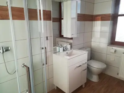 Łazienka w obiekcie Pod Kasztanami