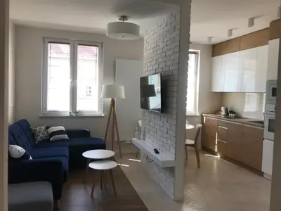 Kuchnia lub aneks kuchenny w obiekcie Apartament w samym sercu Opola