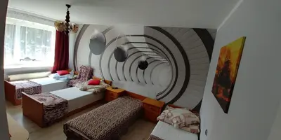 Łóżko lub łóżka w pokoju w obiekcie Pod Bocianem Noclegi