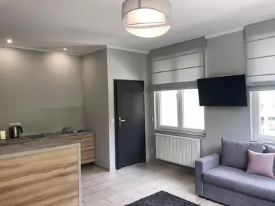 Kuchnia lub aneks kuchenny w obiekcie Apartamenty Asia Basia